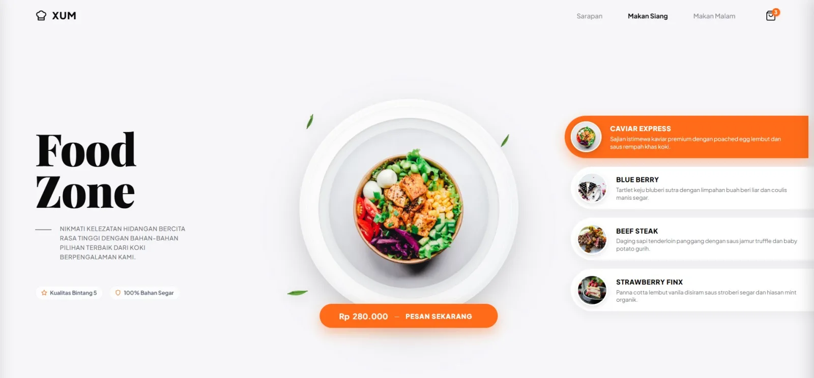 XUM Resto – Food Zone